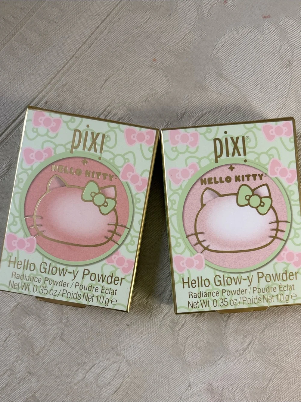 Pixi x Hello Kitty Glowy Powder Friendly Blush & Sweet Highlighter Duo Bundle